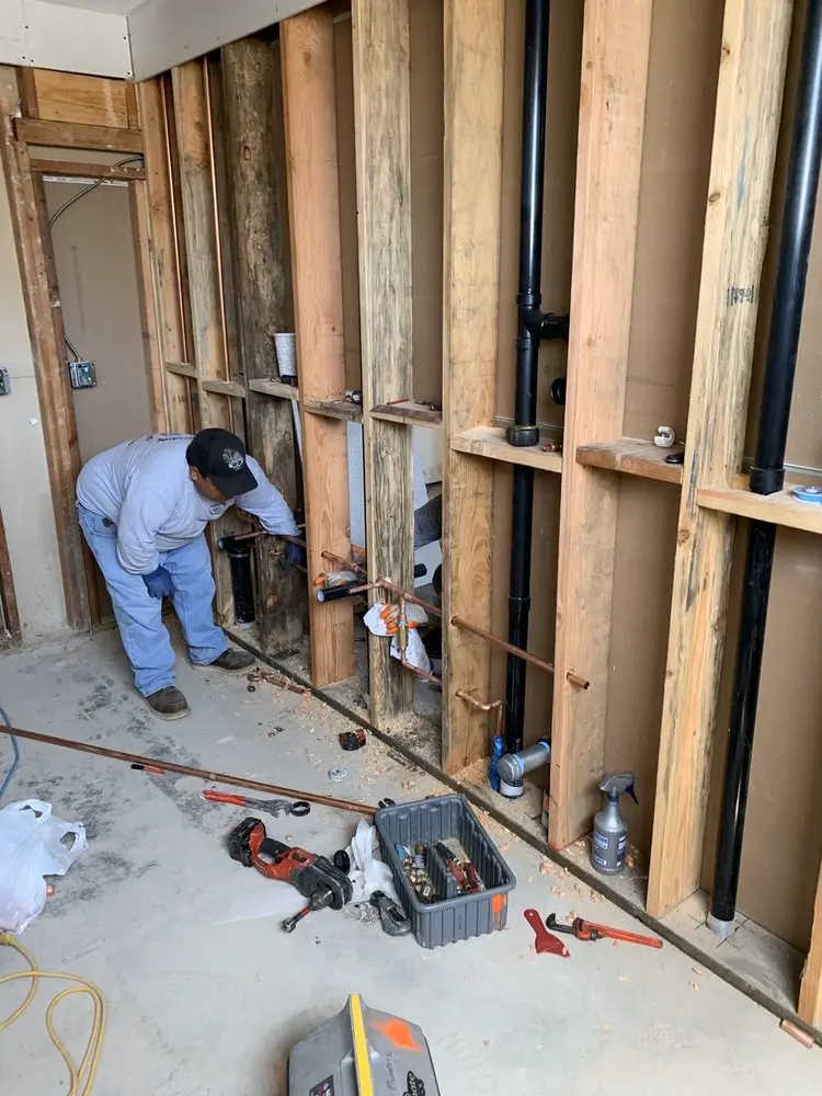 Commercial rough-in plumbing for Trenchless Sewer Repair in Salina